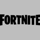 Men's Fortnite Simple Black Logo T-Shirt