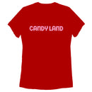 Women's Candy Land Official Striped Logo T-Shirt