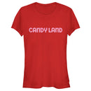 Junior's Candy Land Official Striped Logo T-Shirt