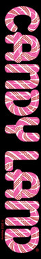 Men's Candy Land Candy Cane Logo Jogger Pants