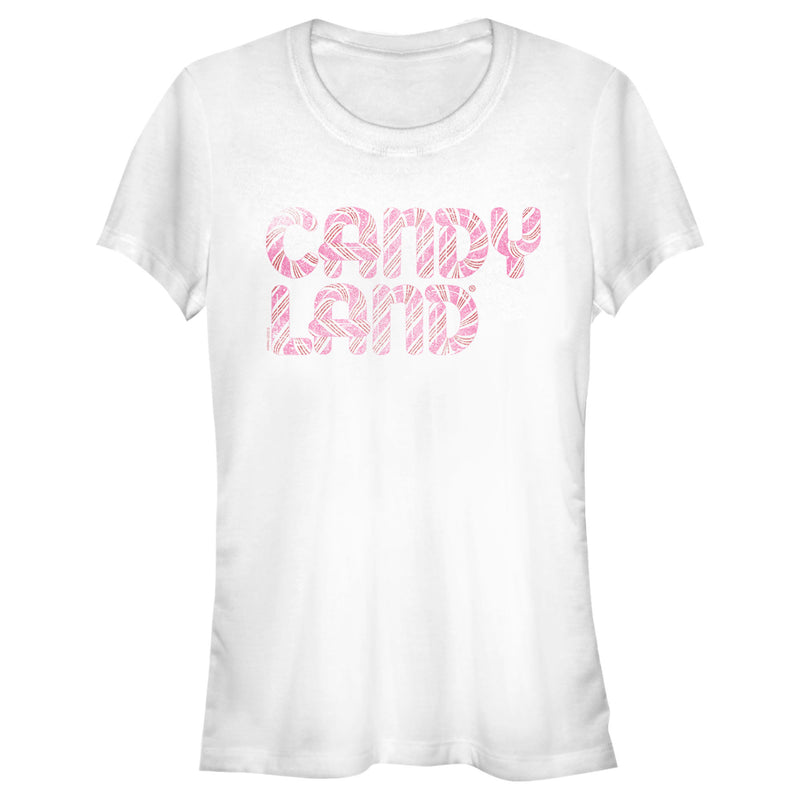 Junior's Candy Land Distressed Logo T-Shirt