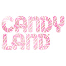 Junior's Candy Land Distressed Logo T-Shirt