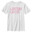 Boy's Candy Land Distressed Logo T-Shirt