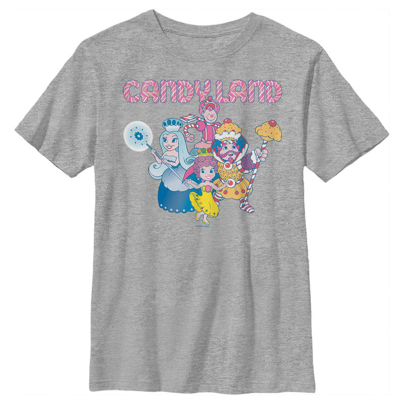 Boy's Candy Land Sweet Board Game Characters T-Shirt