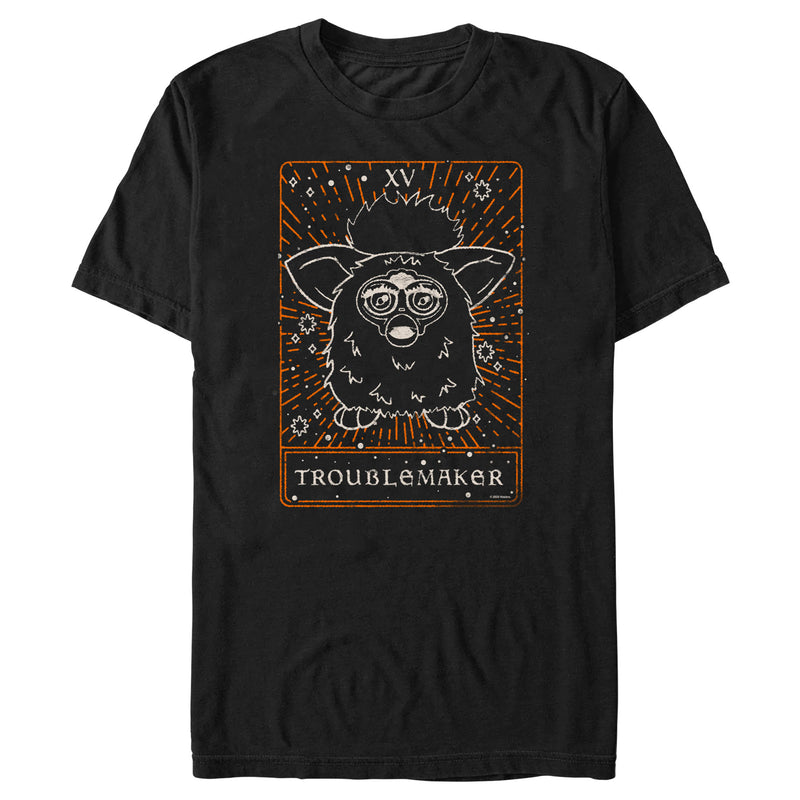 Men's Furby Troublemaker Tarot Card T-Shirt