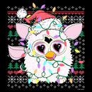 Men's Furby Christmas Lights Ugly Sweater Print T-Shirt