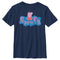 Boy's Peppa Pig Blue Logo T-Shirt