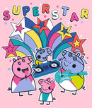 Girl's Peppa Pig Superstar Band T-Shirt