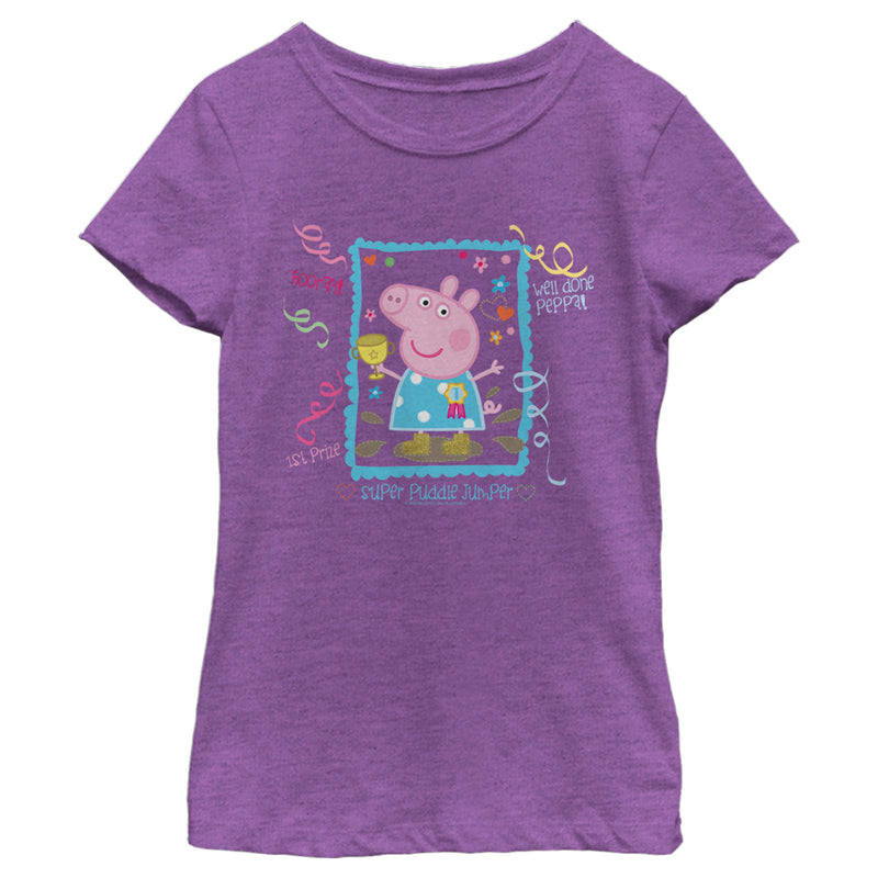 Girl's Peppa Pig Super Puddle Jumper T-Shirt