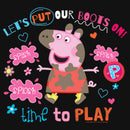 Girl's Peppa Pig Let's Put our Boots on Time to Play T-Shirt