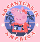 Girl's Peppa Pig Adventure in America T-Shirt