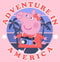 Girl's Peppa Pig Adventure in America T-Shirt