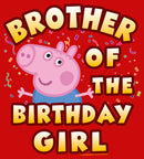 Boy's Peppa Pig George Pig Brother of the Birthday Girl T-Shirt