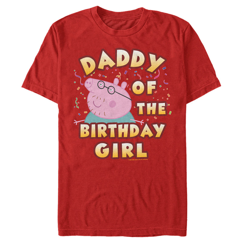 Men's Peppa Pig Daddy of the Birthday Girl T-Shirt