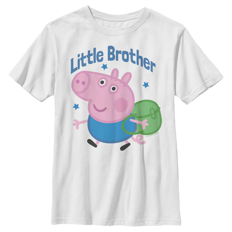 Boy's Peppa Pig George Little Brother T-Shirt