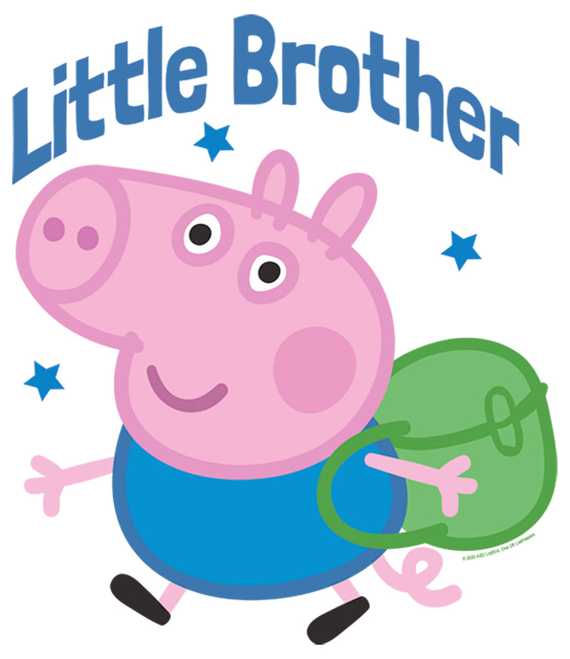 Boy's Peppa Pig George Little Brother T-Shirt