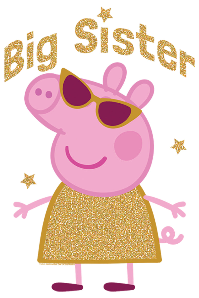 Girl's Peppa Pig Big Sister T-Shirt