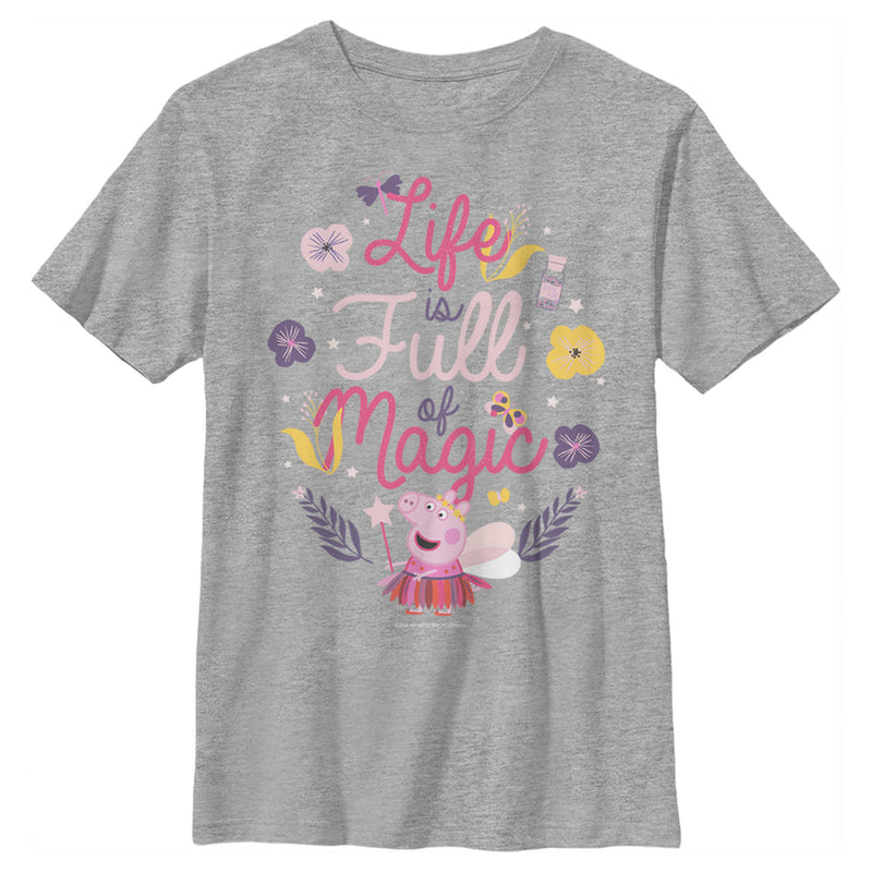 Boy's Peppa Pig Life is Full of Magic T-Shirt