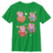 Boy's Peppa Pig Christmas Gingerbread Cookie Family T-Shirt