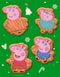 Boy's Peppa Pig Christmas Gingerbread Cookie Family T-Shirt