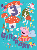 Girl's Peppa Pig Magical 3rd Birthday T-Shirt