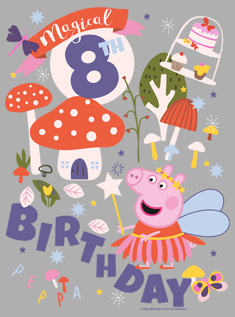 Boy's Peppa Pig Magical 8th Birthday T-Shirt