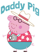 Men's Peppa Pig Daddy Pig Tourist T-Shirt