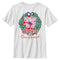 Boy's Peppa Pig Hooray it's Christmas Wreath T-Shirt