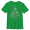 Boy's Peppa Pig Christmas Tree Icons T-Shirt