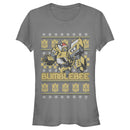 Junior's Transformers Bumblebee Ugly Xmas T-Shirt