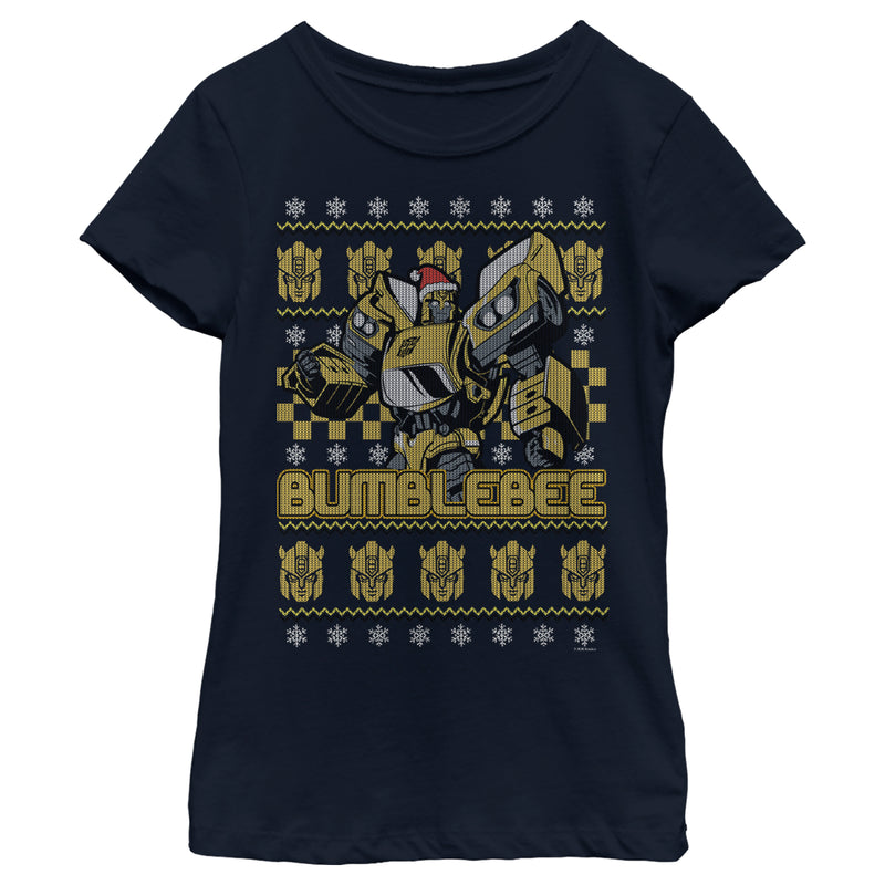 Women's Transformers Bumblebee Ugly Xmas T-Shirt
