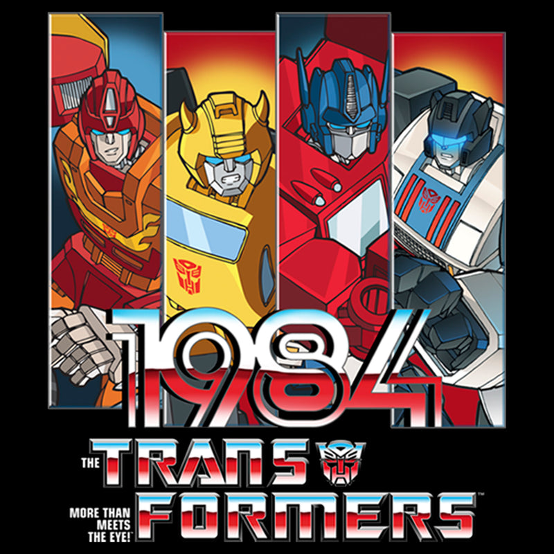 Men's Transformers Autobots 1984 Character Panels T-Shirt