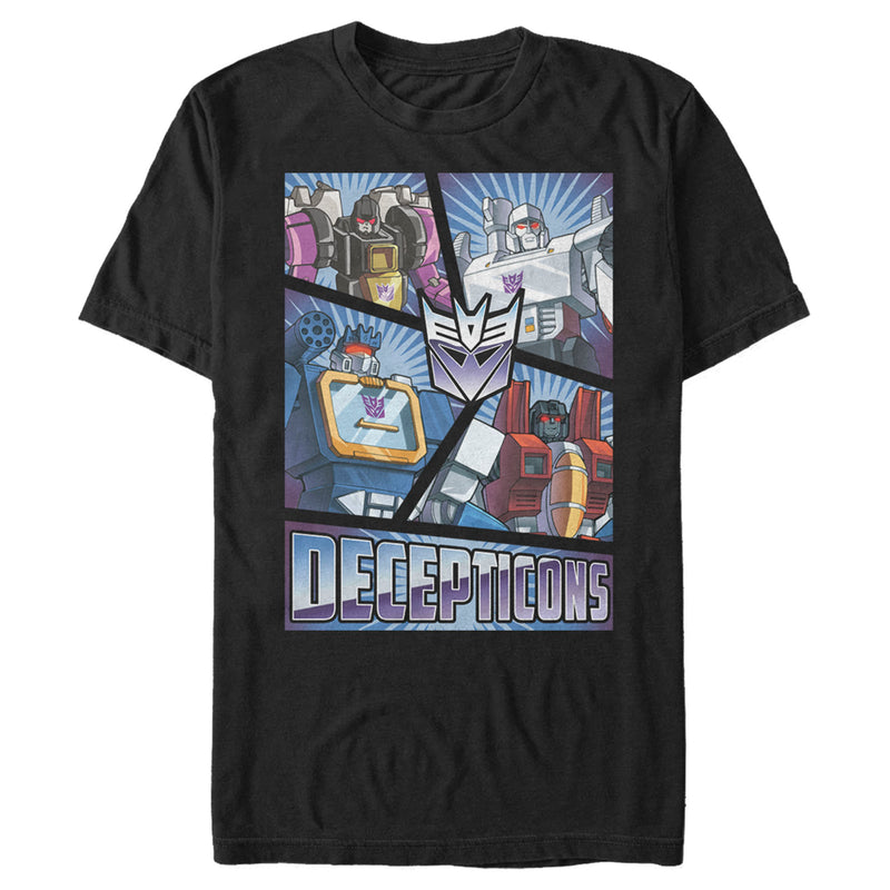 Men's Transformers Decepticons Character Cut T-Shirt