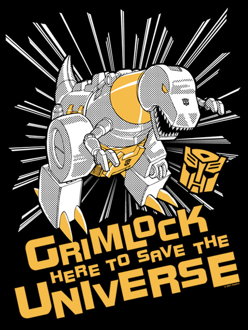 Boy's Transformers Grimlock Saves the Universe T-Shirt