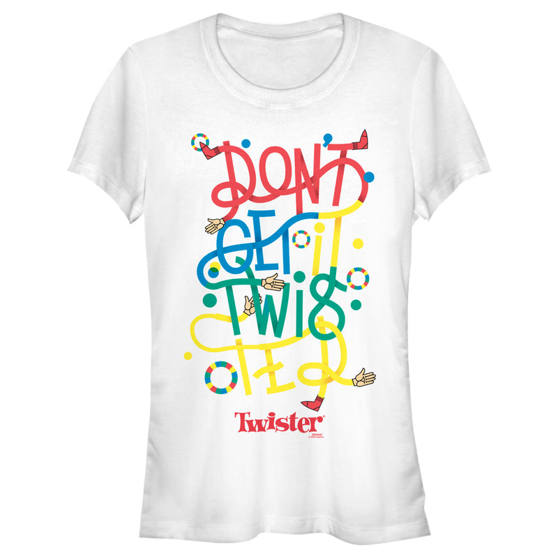 Junior's Twister Don't Get It Twisted T-Shirt