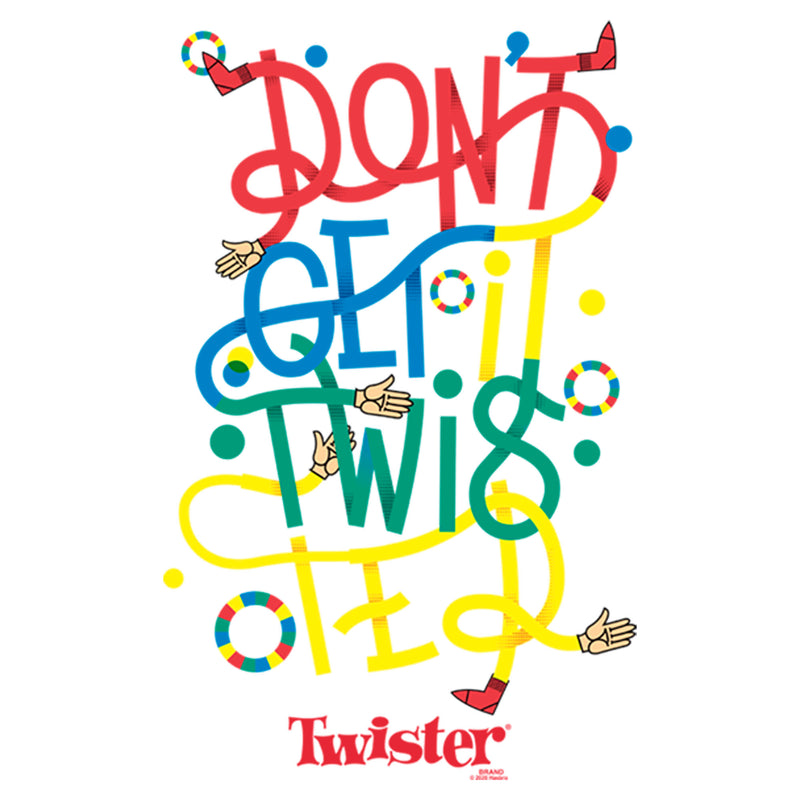 Junior's Twister Don't Get It Twisted T-Shirt