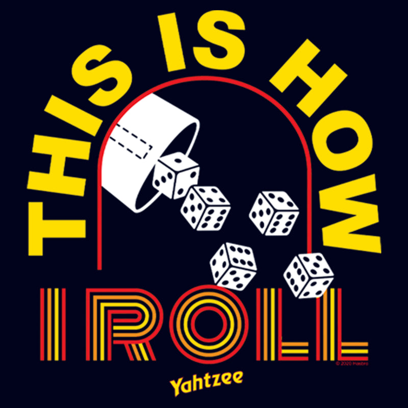 Junior's Yahtzee Retro How I Roll T-Shirt