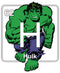 Men's Marvel Hulk Periodic Table Baseball Tee