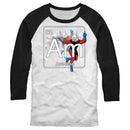 Men's Marvel Antman Periodic Table Baseball Tee