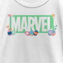 Girl's Marvel Easter Themed Logo T-Shirt