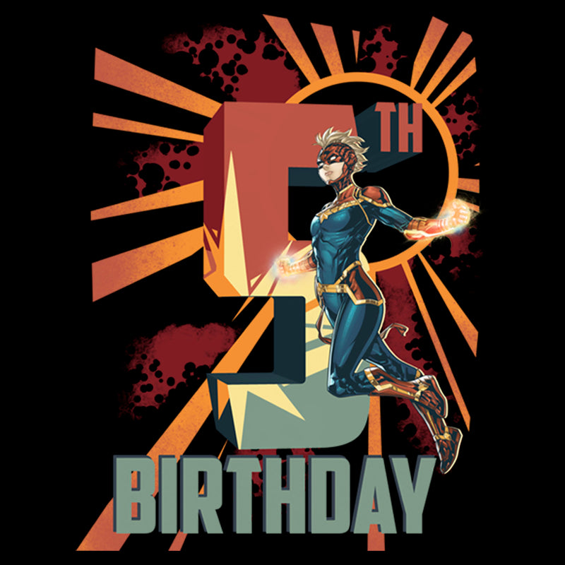 Boy's Marvel Carol Danvers 5th Birthday T-Shirt