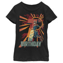 Girl's Marvel Carol Danvers 7th Birthday T-Shirt