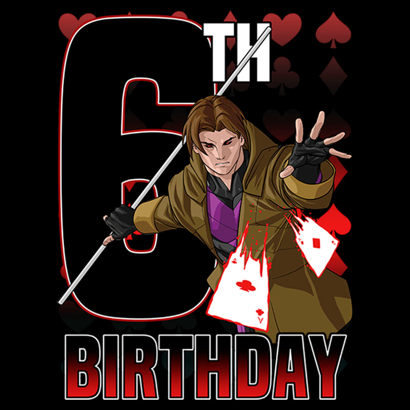 Boy's Marvel Gambit 6th Birthday T-Shirt