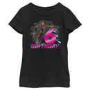 Girl's Marvel Gambit 6th Birthday Action Pose T-Shirt