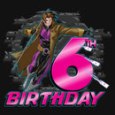 Girl's Marvel Gambit 6th Birthday Action Pose T-Shirt