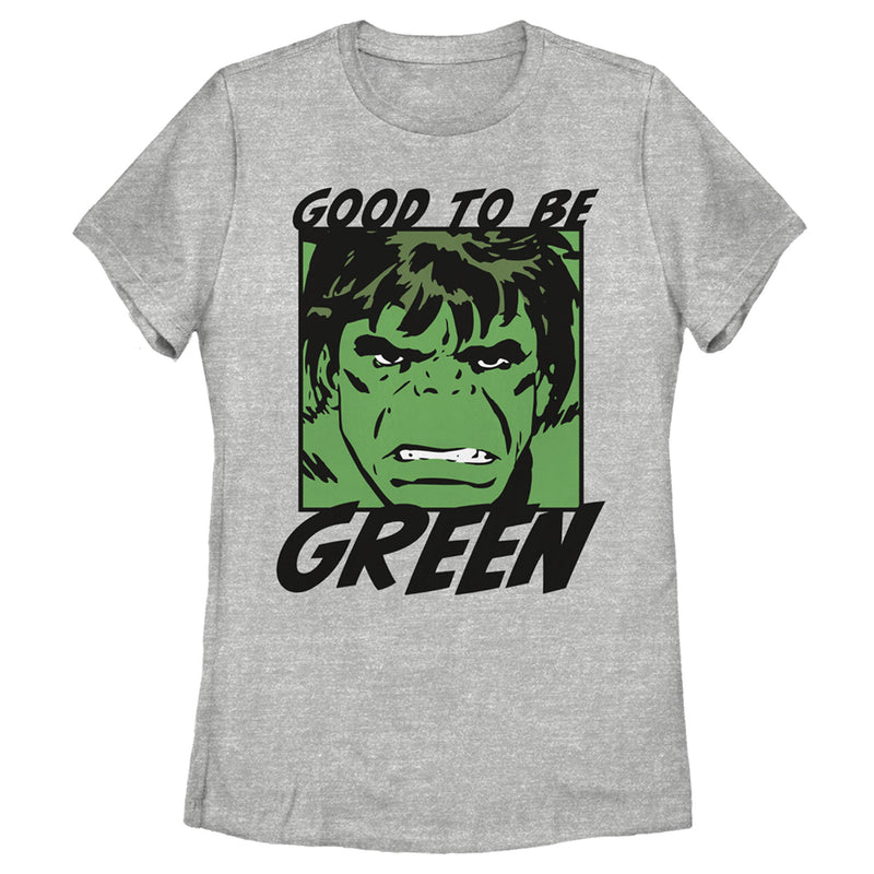 Women's Marvel St. Patrick's Day Hulk Good to be Green T-Shirt