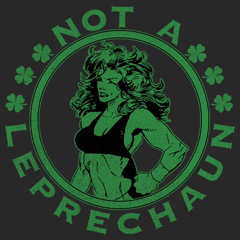 Women's Marvel St. Patrick's Day She-Hulk Not a Leprechaun T-Shirt