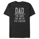 Men's Lost Gods Dad the Man the Myth the Legend Distressed T-Shirt