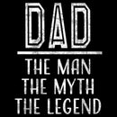 Men's Lost Gods Dad the Man the Myth the Legend Distressed T-Shirt