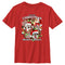 Boy's Lost Gods Meowy and Bright Christmas T-Shirt